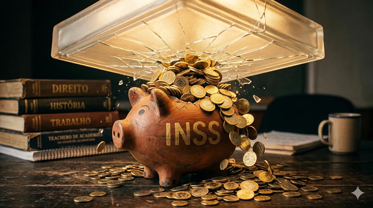 Ilustração do item Recolhimento maior de INSS