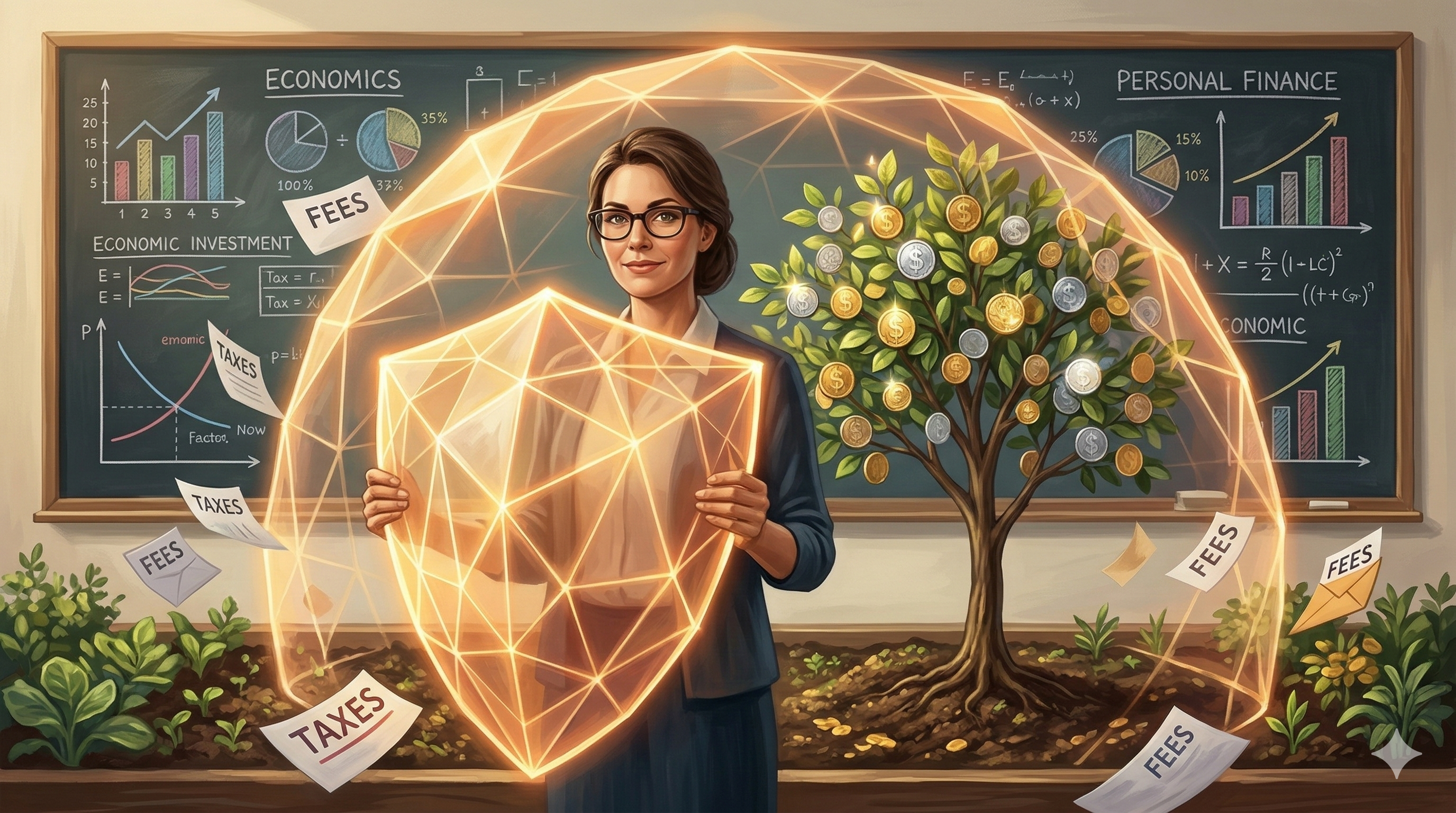 Ilustração do item Planejamento tributário para professores(as)
